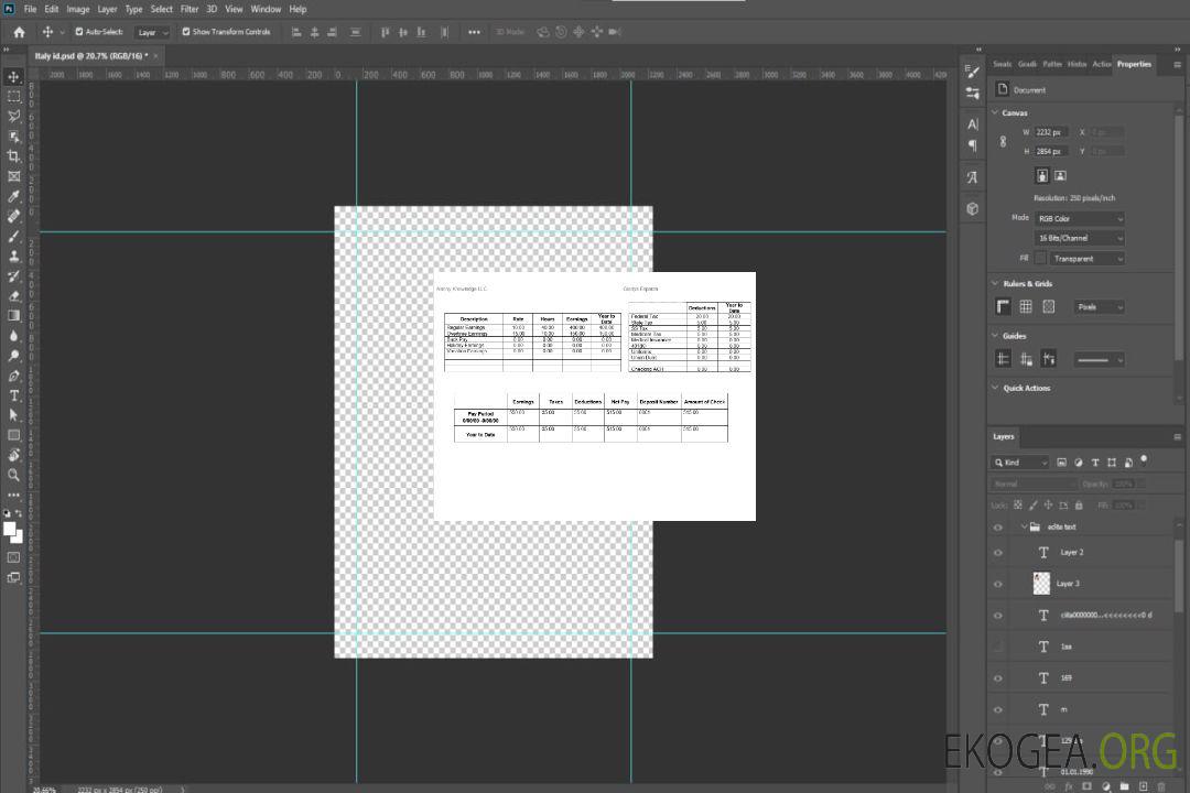 Modèle Word et PDF de bulletin de paie de Nanny Knowledge LLC template Modèle Word et PDF de bulletin de paie de Nanny Knowledge LLC template